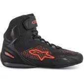 Alpinestars Scarpe Faster-3 Rideknit Black Red Fluo