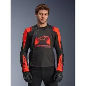 Alpinestars Giacca T-Stunt Air Black Red Fluo Dark Red