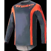 Alpinestars Maglia Techstar Arch 2023 Night Navy Hot Orange