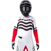 Alpinestars Maglia Techstar Deep Edizione Limitata Black White High Red
