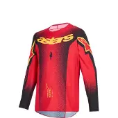 Alpinestars Maglia Supertech Scenz Ragazzo 2026 Red Black Yellow