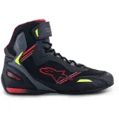 Alpinestars Scarpe Faster-3 Rideknit Black Red Yellow Fluo