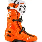 Alpinestars Stivali Tech 10 Enduro Orange Fluo Black White