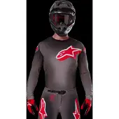 Alpinestars Maglia Supertech Lipan 2025 Smoke Bright Red