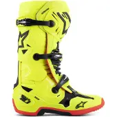 Alpinestars Stivali Tech 10 Yellow Fluo Black Red Fluo