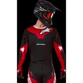 Alpinestars Maglia Racer Veil 2025 Black Bright Red