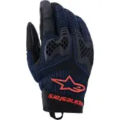 Alpinestars Guanti Manti Air Deep Blue Red Fluo Asphalt