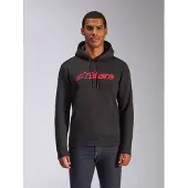 Alpinestars Felpa Con Cappuccio Blaze V3 Black Red