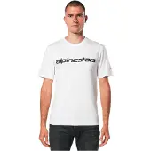 Alpinestars Maglietta Linear Wordmark 2.0 CSF White Red Black
