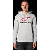 Alpinestars Felpa Con Cappuccio Always V3 Gry Hthr Rd Blk