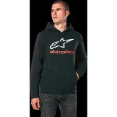 Alpinestars Felpa Con Cappuccio Always V3 Black White Red