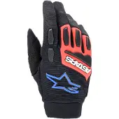 Alpinestars Guanti Full Bore Xt Black Bright Red Blue