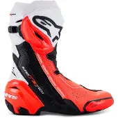 Alpinestars Stivali Supertech R Ventilati Black White Red Fluo