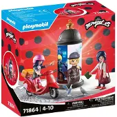 Playmobil Miraculous: Figurina Giro In Monopattino Per Parigi