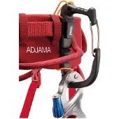 Petzl - Imbrago da arrampicata alpinistica - Adjama Dark Red - Taglia M - rosso