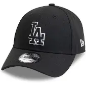 New Era Cappello da baseball nero / bianco