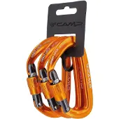 C.A.M.P. Orbit Lock Moschettoni a ghiera arancione