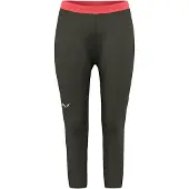 Salewa Pantaloni Intimi Tecnici 3/4 Cristallo Warm Alpine Merino Responsive