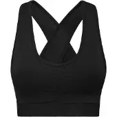Plein sport Top crop in tessuto tecnico stretch