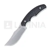CRKT Burrower 3610 Stonewashed D2, Black Micarta, coltello fisso, Kaila Cummings design