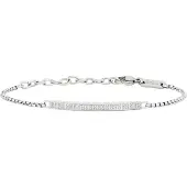 Breil Braccialetto argento / bianco