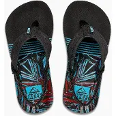 Reef Kid's Little Ahi Sandali Bambini (26, nero)