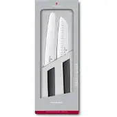Victorinox Swiss Modern set di due coltelli, nero