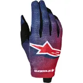 Alpinestars Guanti Radar Ragazzo 2027 Fire Red Deep Blue