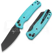 Bestechman Coltello pieghevole Cicada - PVD - G10, light blue