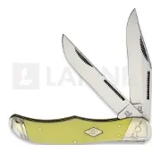 Rough Ryder Pocket knife Folding Hunter Carbon Yellow