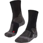 Falke Women's TK1 Calze da trekking Donna (37-38, nero/grigio)