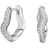 Morellato Wavy steel Orecchini with crystals Design SAYP10