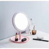 ECarla Specchio semplice in piedi rosa L4R