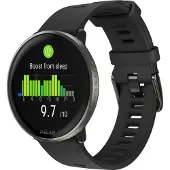 Polar - Orologio GPS per il fitness e il benessere - Ignite 3 TI Silver Black in Titanio - Nero