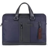 Piquadro Brief Valigetta Protezione RFID 41 cm Vano porta PC blu