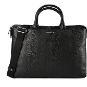 Mandarina Duck Mellow Urban Borsetta Vera Pelle 40 cm Vano porta PC nero