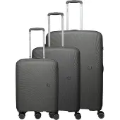 Travelite Tamaris x Voyaage 4 ruote Set di valigie 3 pezzi espandibile grigio