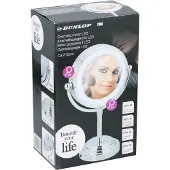 Dunlop LED make-up mirror 15 cm chrome