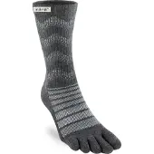 Injinji Outdoor Midweight Crew Wool Calze da trekking (37-40, grigio)