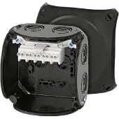 Hensel morsettiera 4qmm 5f Kst 104x104x70mm AP