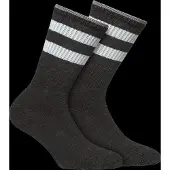 Alpacasocks Merino Casual Stripes Calze casual (42-45, nero)