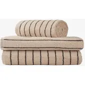 Bongusta Naram Hand Towels Asciugamano (50 x 80 cm, creme /blu)
