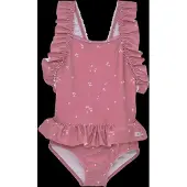 Huttelihut Kid's Swimsuit Costume intero Bambini (104, fuchsia)
