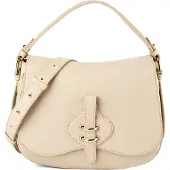 Coccinelle Mavery Borsa a spalla Vera Pelle 27 cm beige