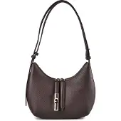 Furla Goccia Borsa a spalla Vera Pelle 22 cm marrone