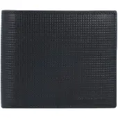 Davidoff Paris Portafoglio Vera Pelle 11.5 cm nero