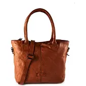 Harold's Submarine Borsa shopper Vera Pelle 43 cm marrone
