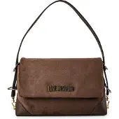 Love Moschino Borsa a spalla 32 cm marrone