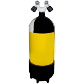 Metalsub Bombola Subacquea 2 Outlets V Valve 12l 232 2026
