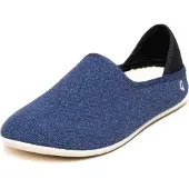 Gottstein Linen Slip-On Pantofole (46, blu)